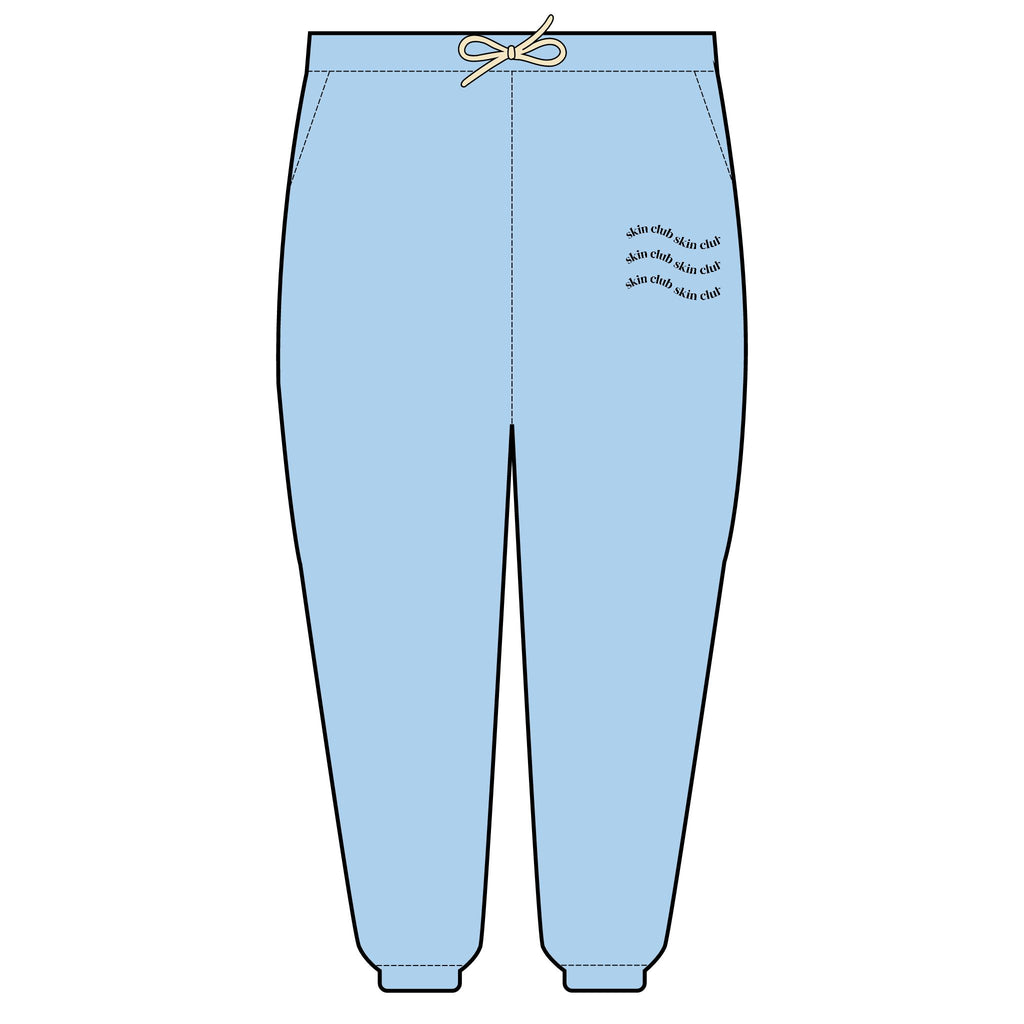 SKIN CLUB Wavy Fleece Sweatpants