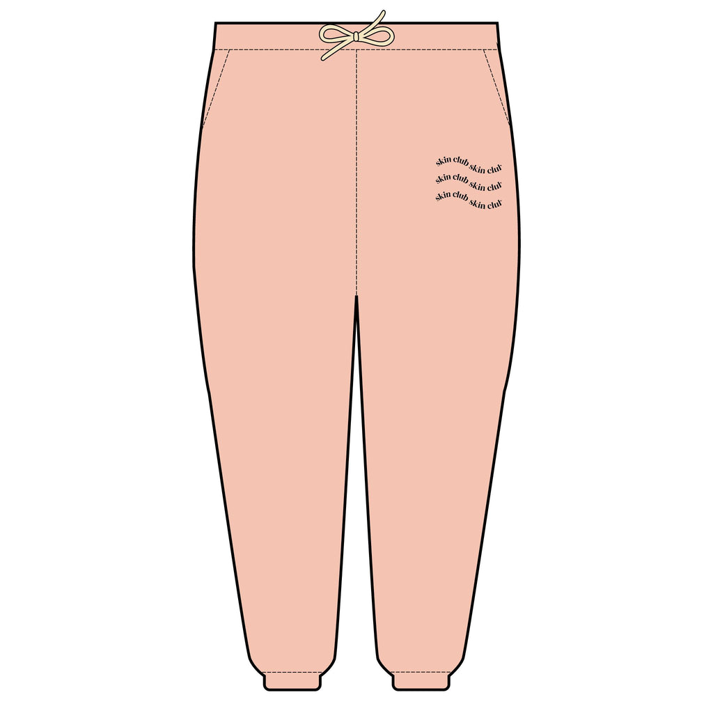 SKIN CLUB Wavy Fleece Sweatpants